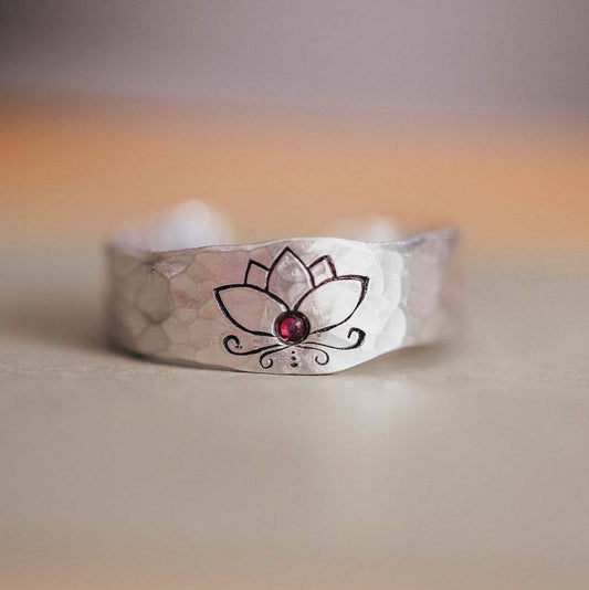 Handmade Lotus Ring