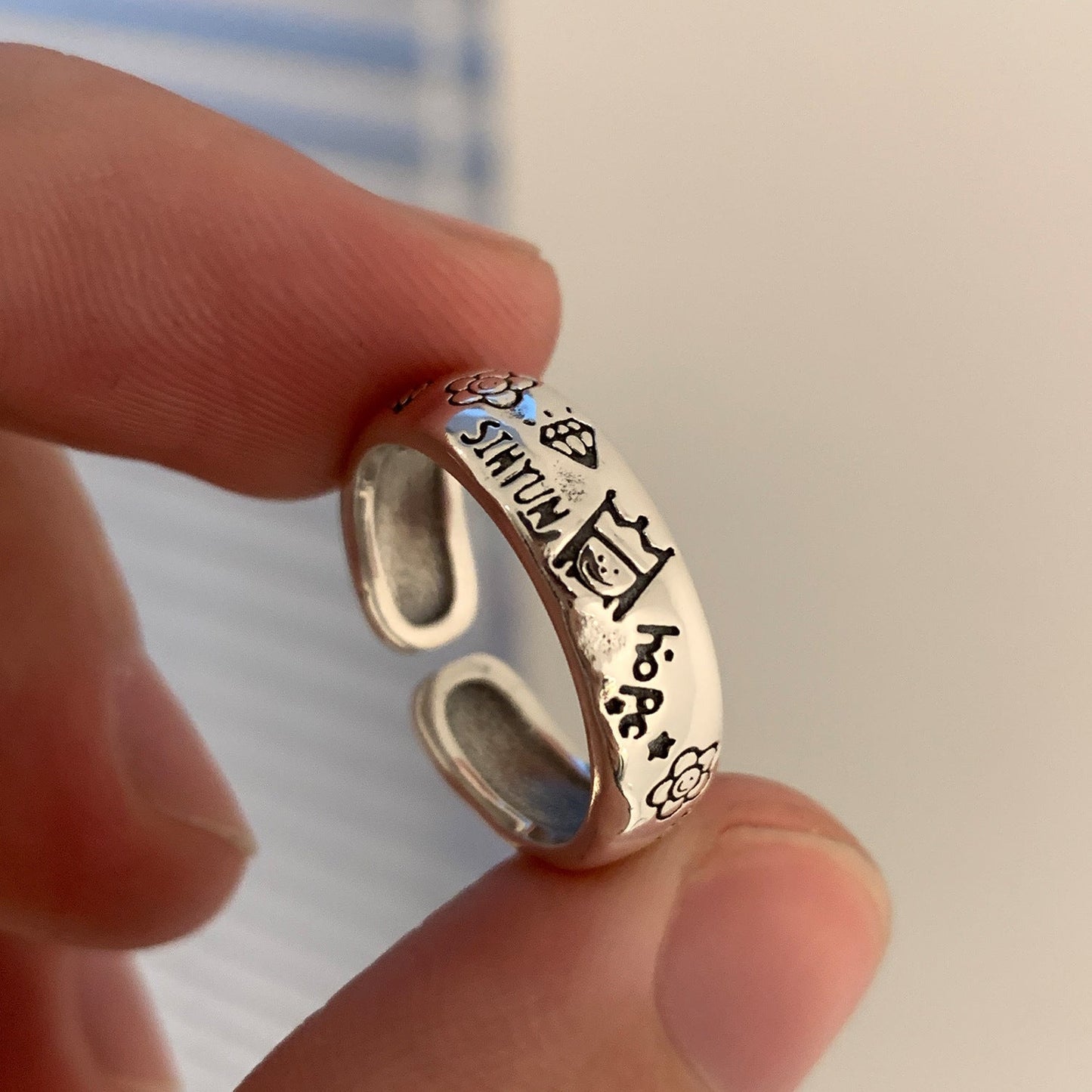 Handmade Nautical Silver Ring