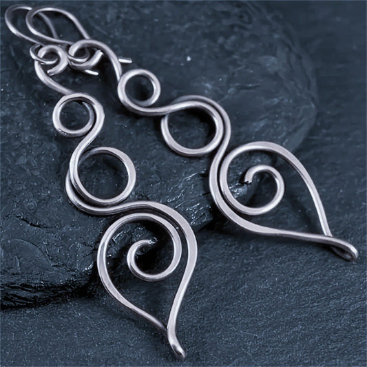 Handmade Spiral Earrings