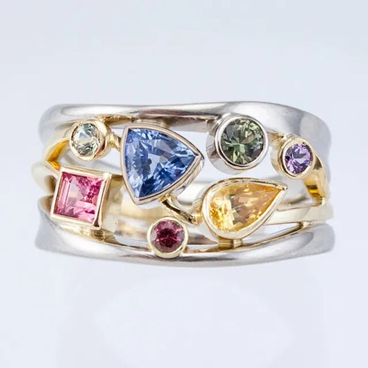 Colorful Zirconia Ring