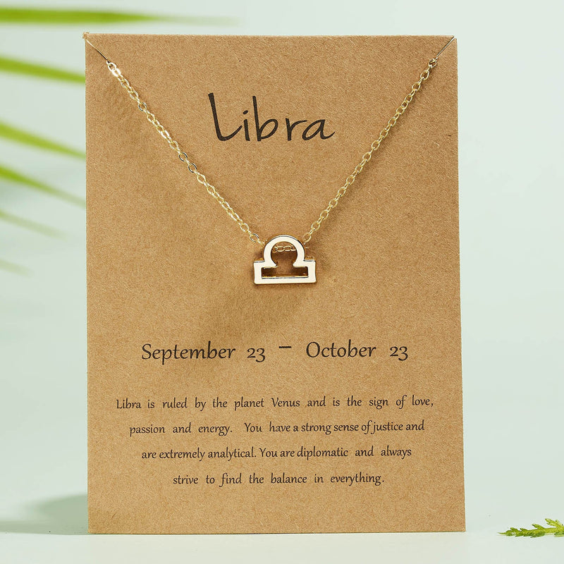 Libra Zodiac Necklace