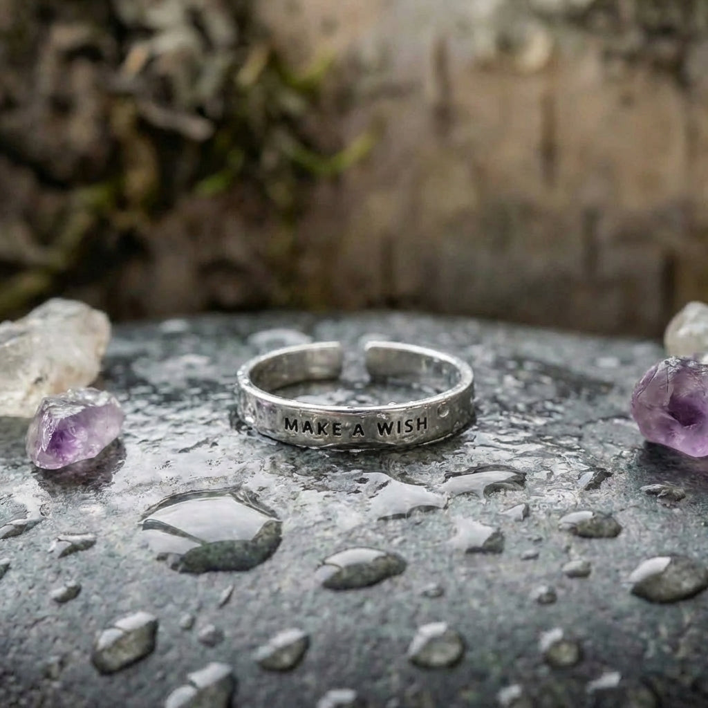Make A Wish Silver Ring