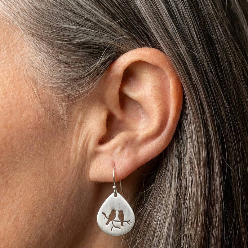 Minimalist Bird Earrings