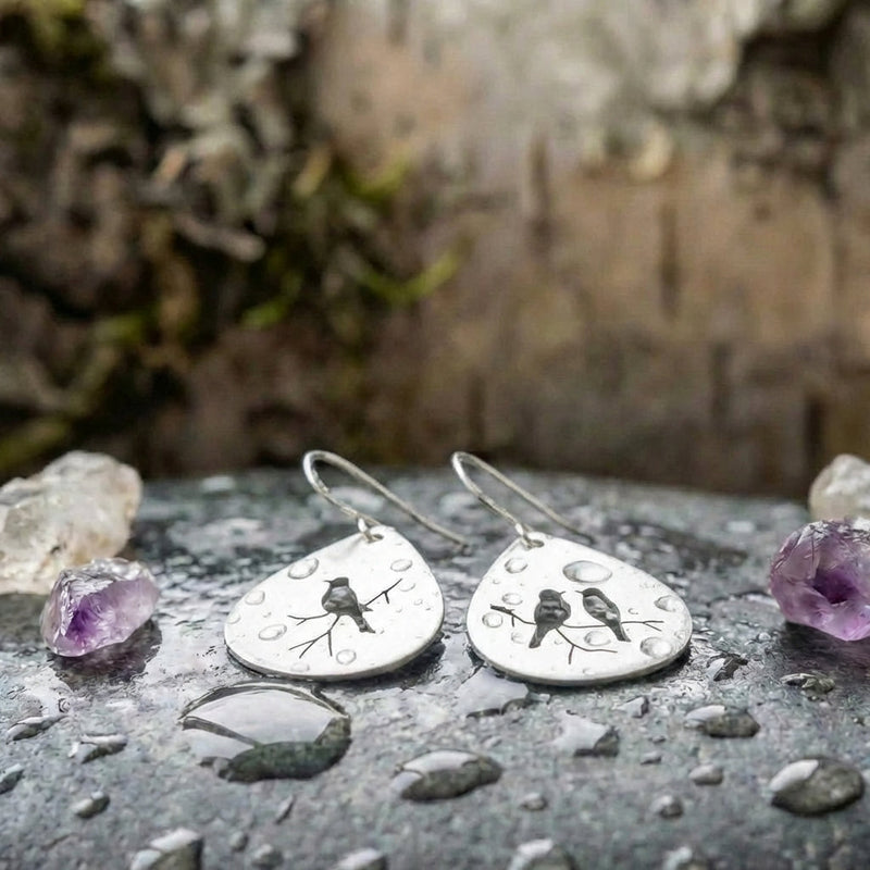Minimalist Bird Earrings