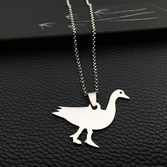 Minimalist Duck Necklace