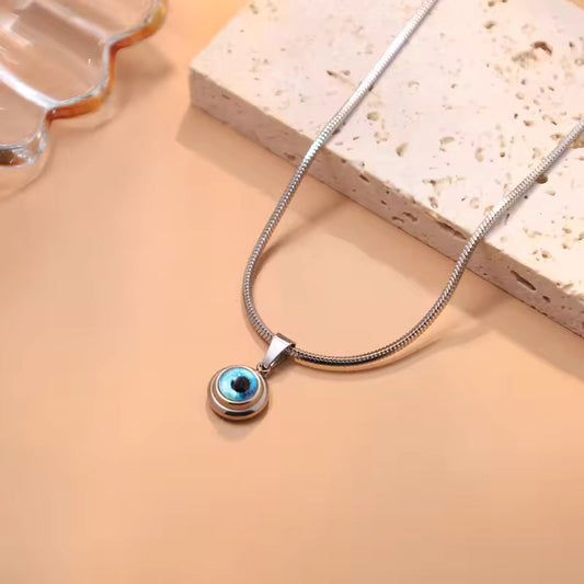 Minimalist Evil Eye Necklace