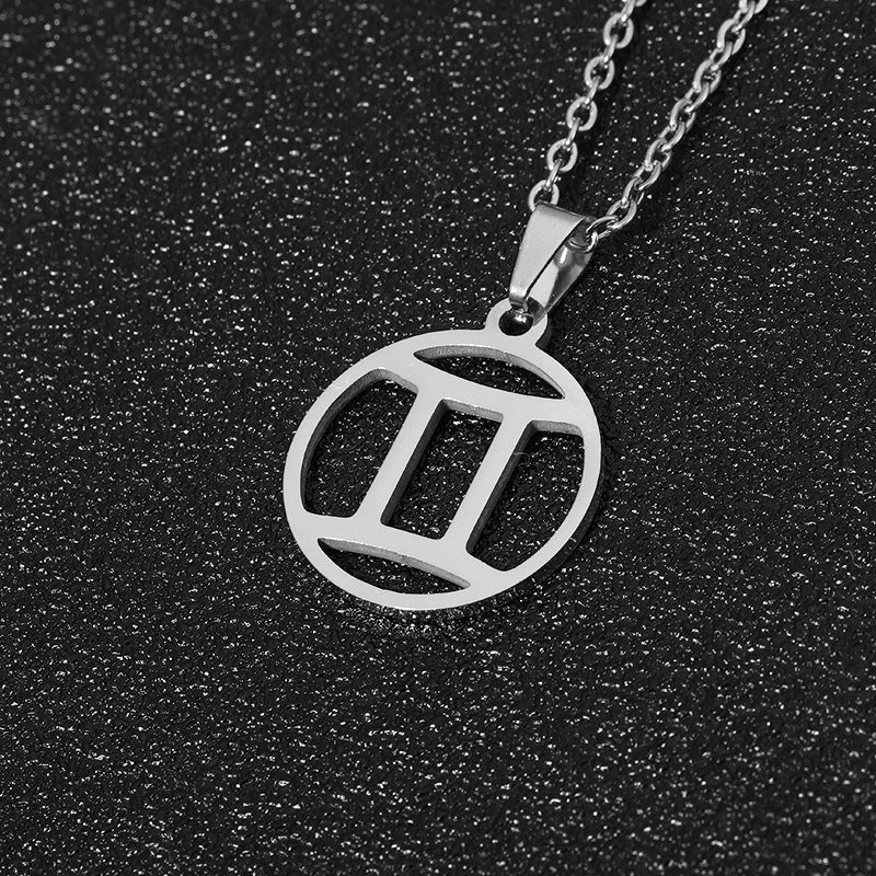 Minimalist Gemini Necklace