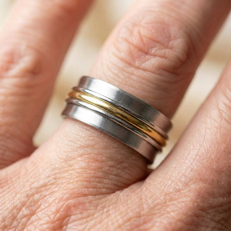 Minimalist Spinner Ring
