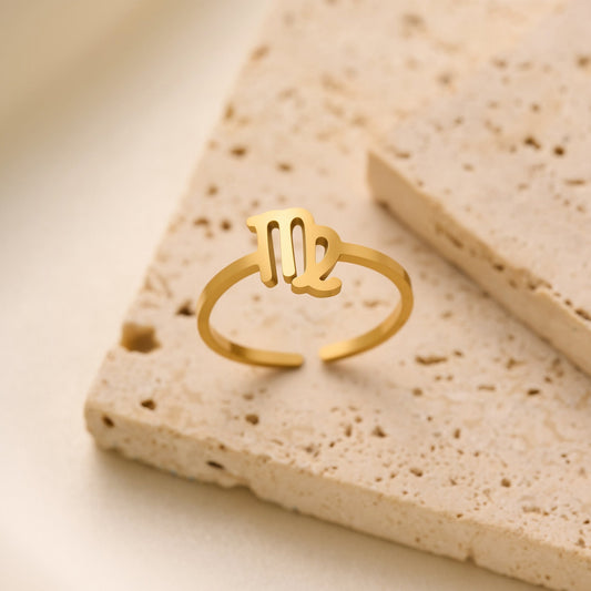 Minimalist Virgo Ring