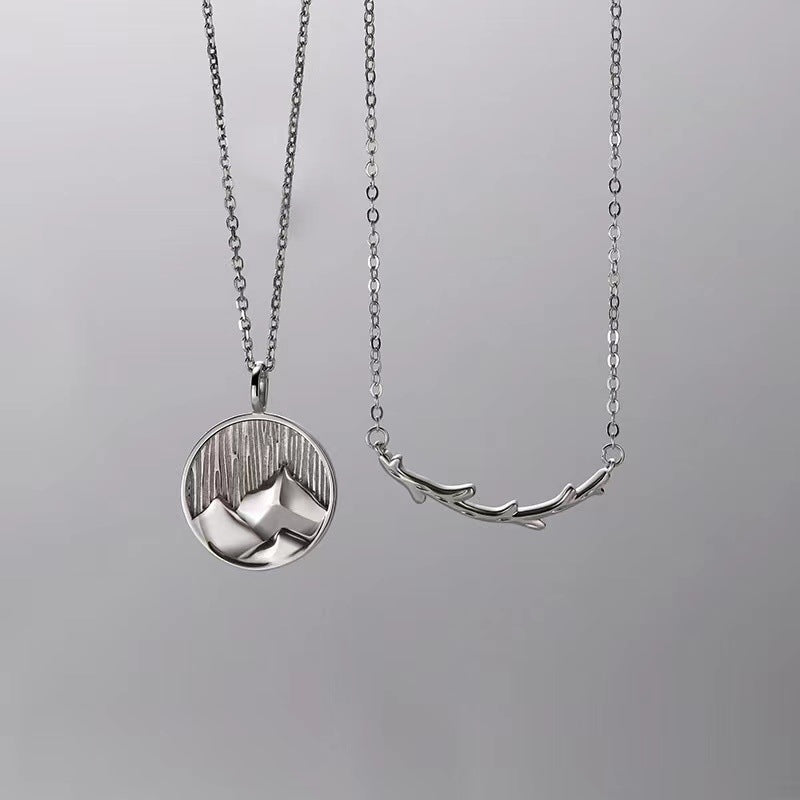 Modern Silver Necklace