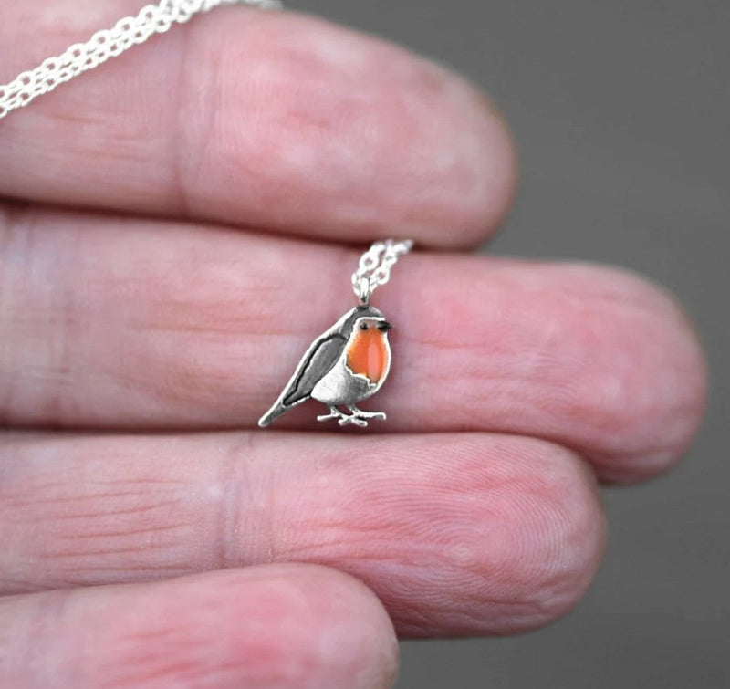 Vintage Branchbird Charm Necklace
