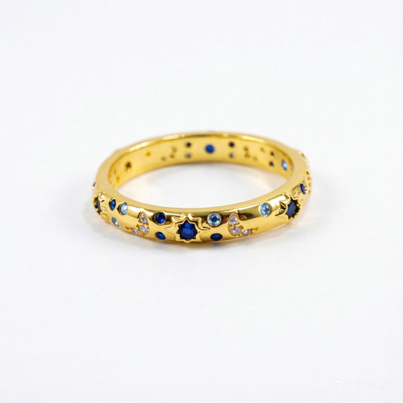 Blue Trail Rose Forged Ring