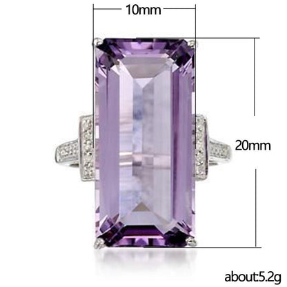 Elegant Twilight Amethyst Ring