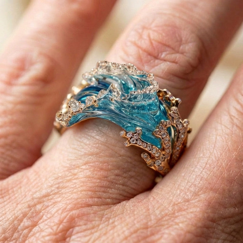 An Ocean's Oath Ring