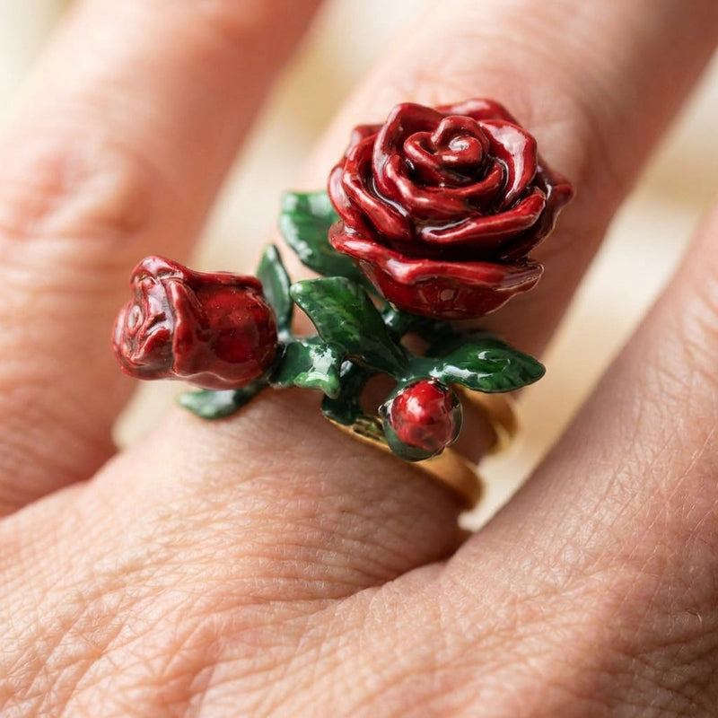 Romantic Rose Statement Ring