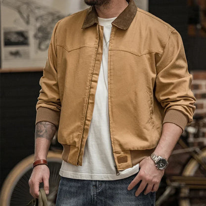 Thomas Hillas | Retro Santafe Canvasjacke – Schwere Vintage-Arbeitsjacke für Herren