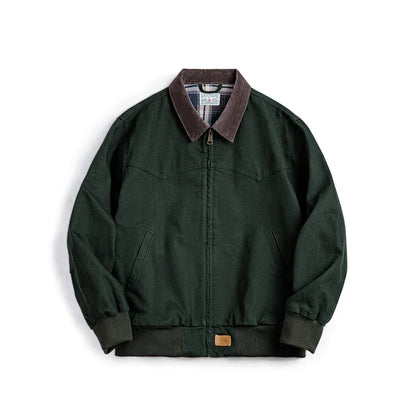 Thomas Hillas | Retro Santafe Canvasjacke – Schwere Vintage-Arbeitsjacke für Herren