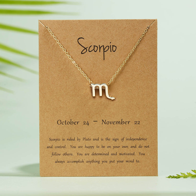 Scorpio Zodiac Necklace