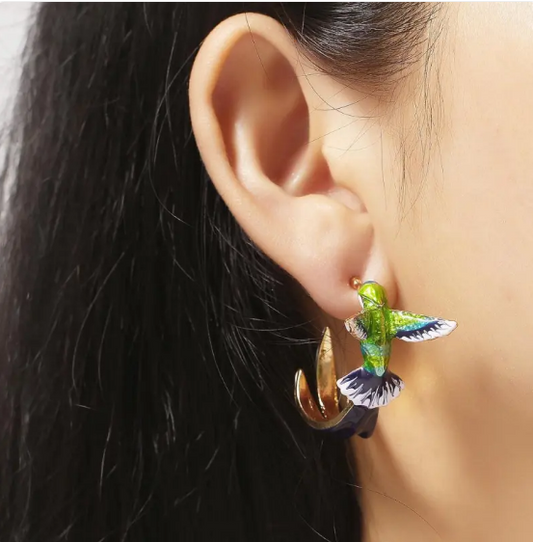 Hummingbird Drip Earrings