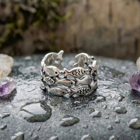 Silver Fish Ring