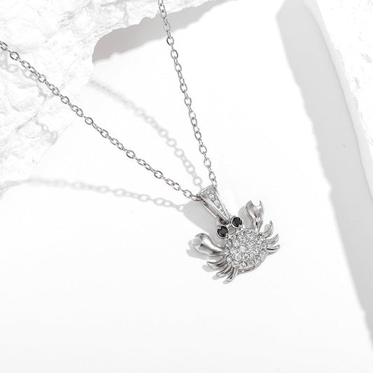 Sparkle Crab Necklace