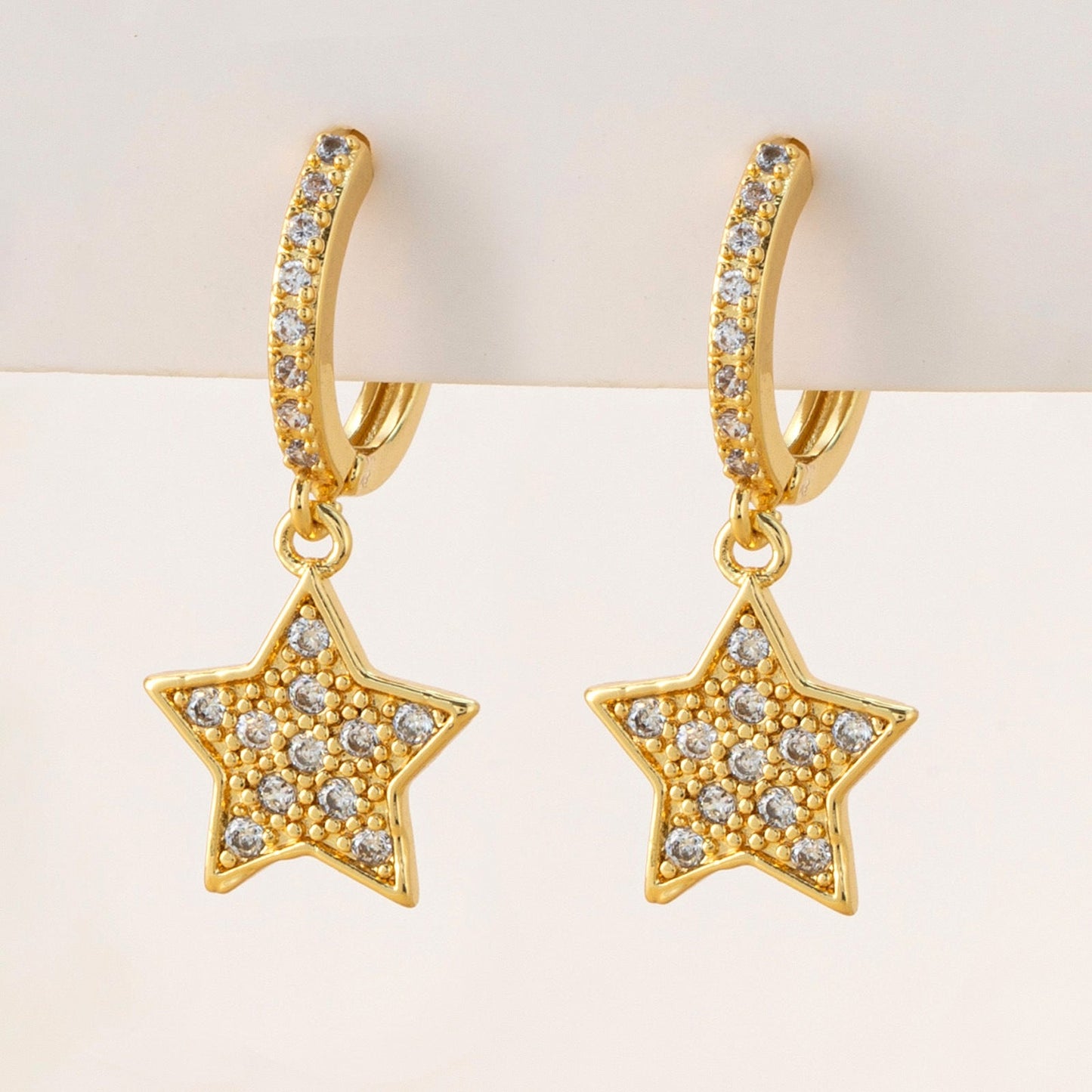 Star Drop Earrings
