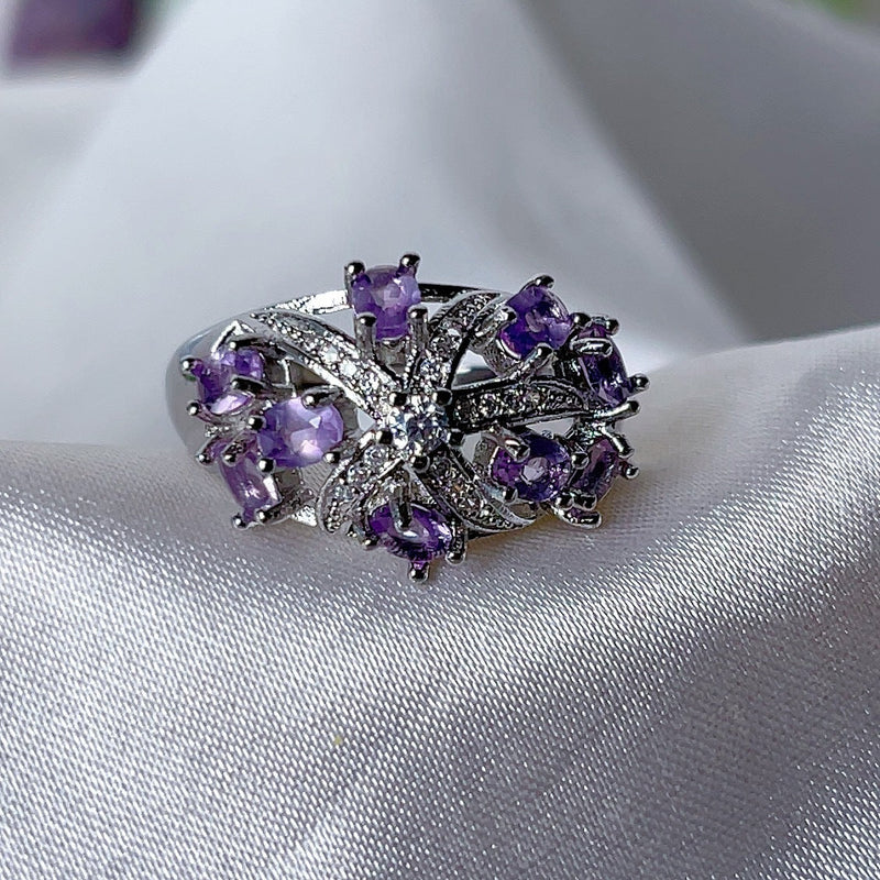 Statement Amethyst Ring