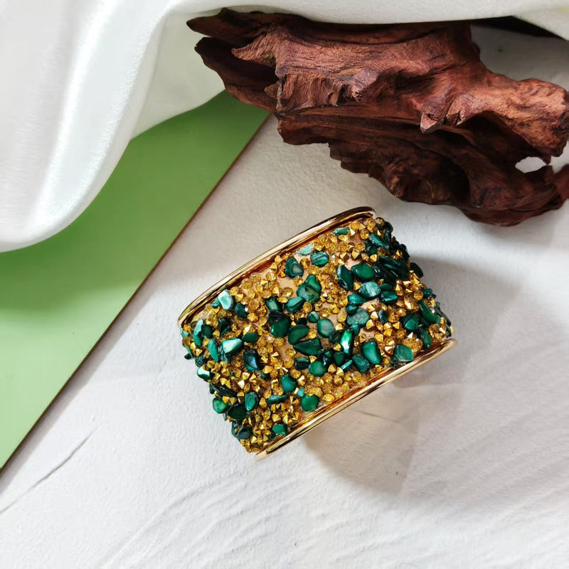 Statement Emerald Bracelet