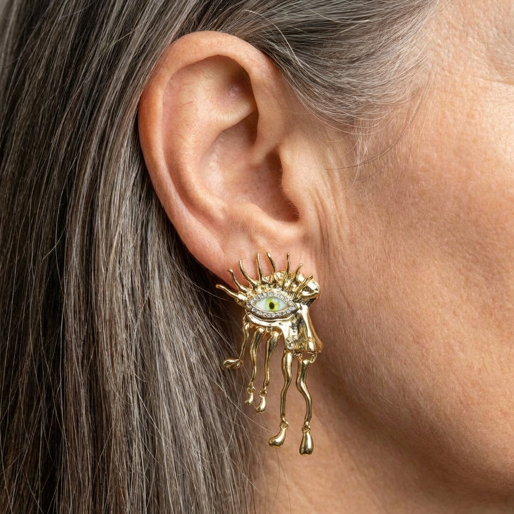 Statement Evil Eye Earrings