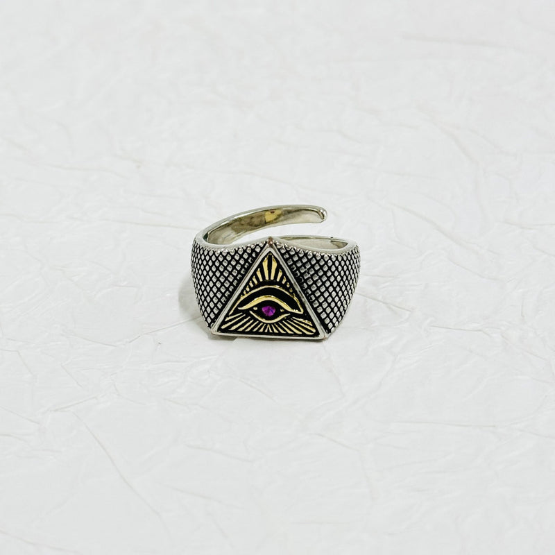 Statement Evil Eye Ring