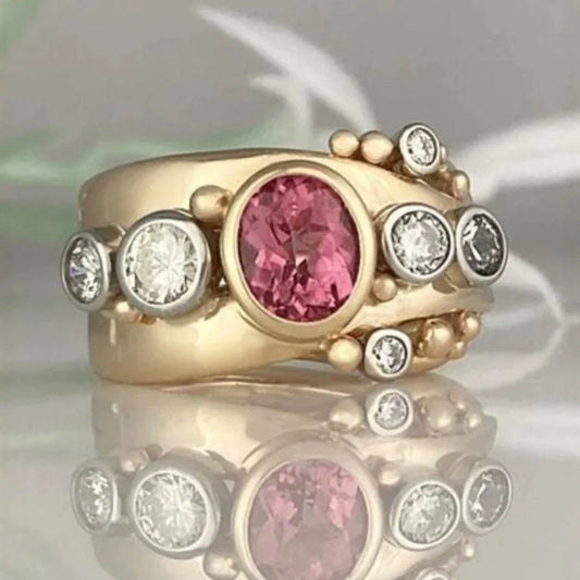 Statement Pink Tourmaline Ring