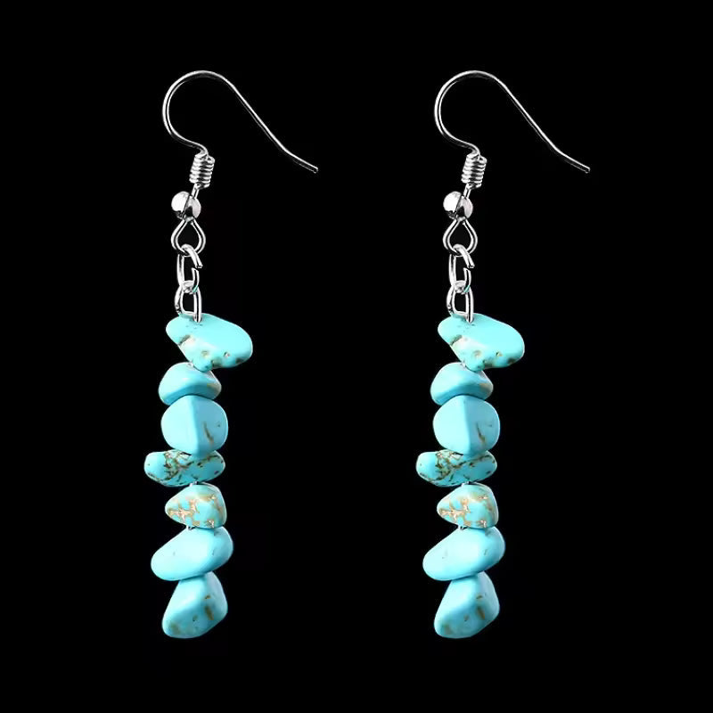 Turquoise Beaded Earrings