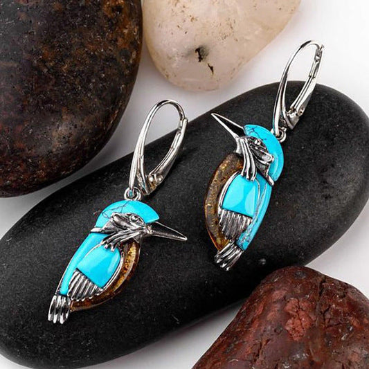 Turquoise Kingfisher Earrings