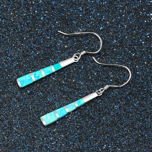 Turquoise Opal Earrings