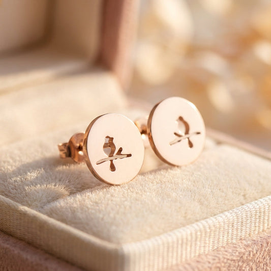 Vintage Bird Branch Earrings