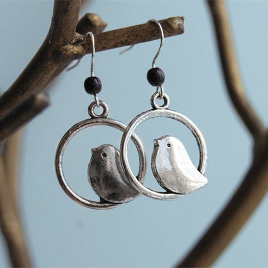 Vintage Bird Earrings
