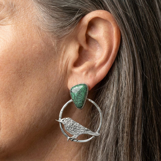 Blue Stone Earrings