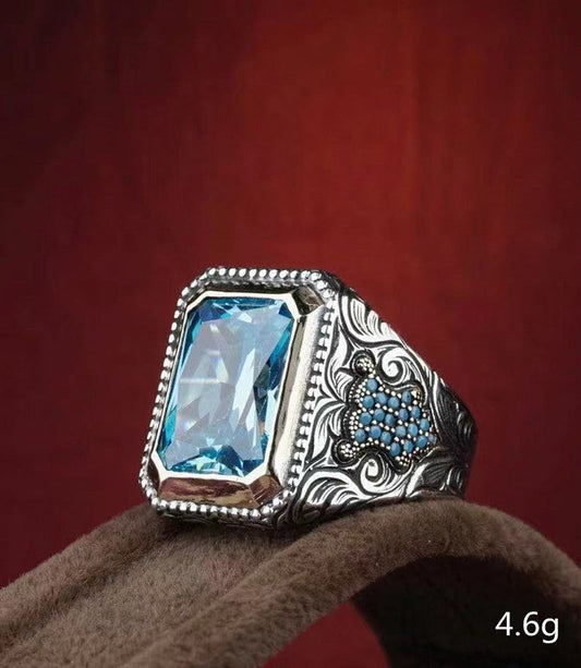 Vintage Blue Topaz Ring