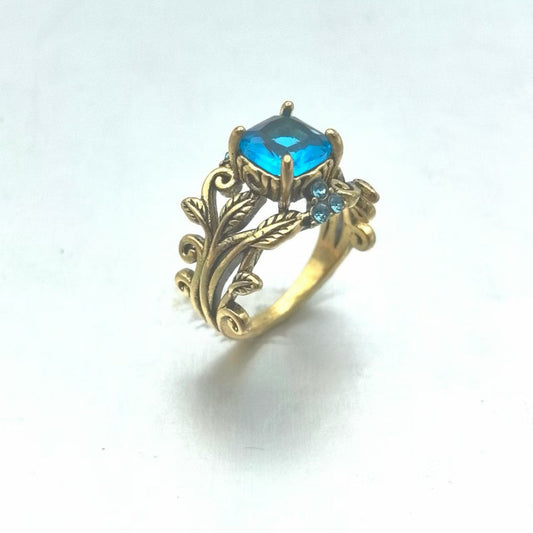 Vintage Blue Topaz Ring