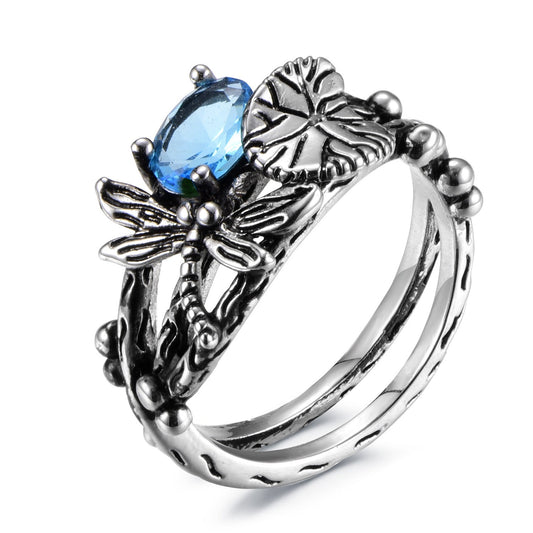 Vintage Blue Topaz Ring