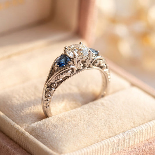 Vintage Boutique White Zircon Rings