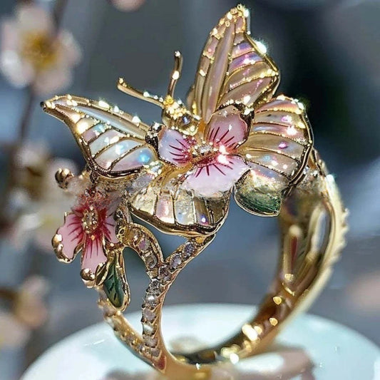 Vintage Butterfly Ring