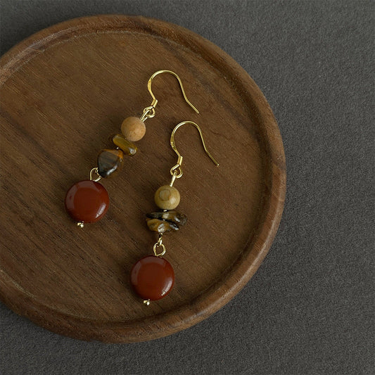 Vintage Carnelian Earrings
