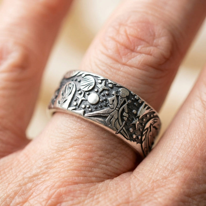 Carving Statement Ring