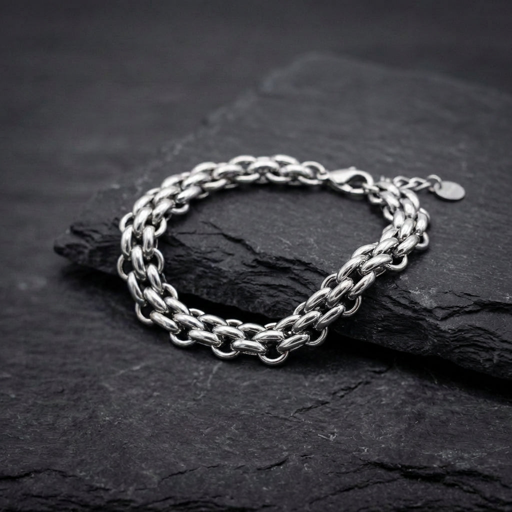 Vintage Handmade Silver Bracelet