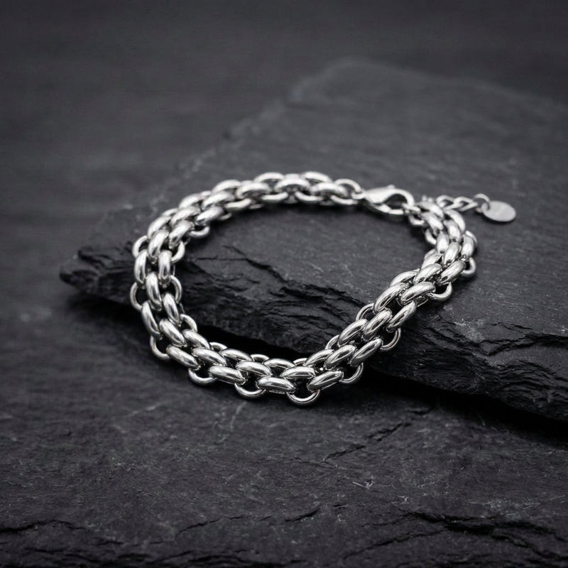Vintage Handmade Silver Bracelet