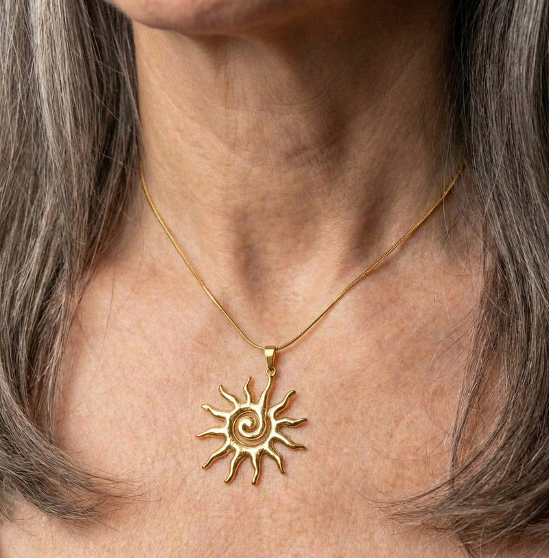 Sun Shaped Necklace