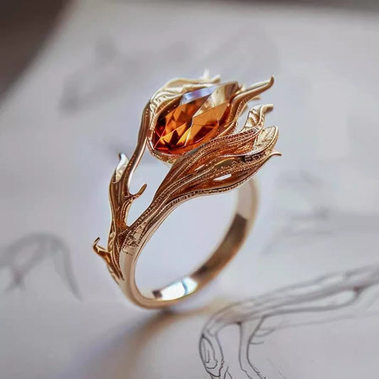 Vintage Citrine Ring