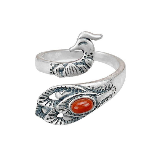 Vintage Coral Snake Ring