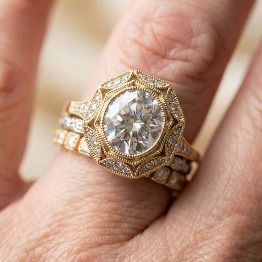 Crystal Ring Set